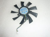 APISTEK R7 360 OC R7 260X GAA1S2U -PFTA DC12V 0.35A 4Wire 4Pin Video Graphics Card Cooling Fan