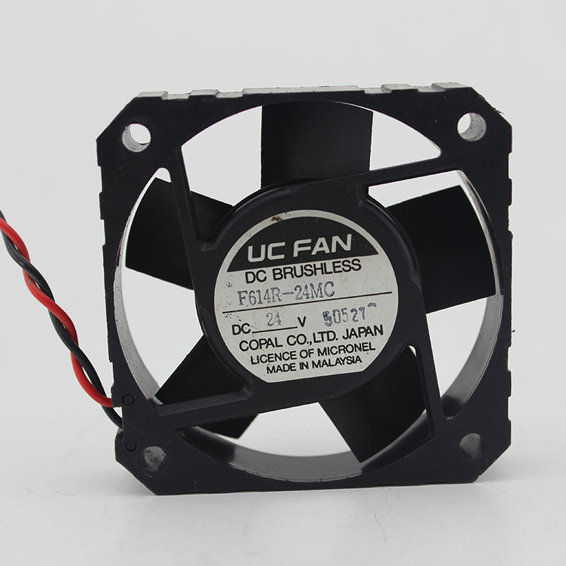 MALAYSIA COPAL F614R-24MC DC24V 6015 6CM 60mm 60x60x15mm 2Wire 2Pin Cooling Fan