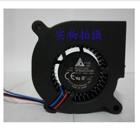 Delta BFB04512VHD F00 DC12V 0.24A 3Pin 3Wire 45*45*20MM Cooling Fan