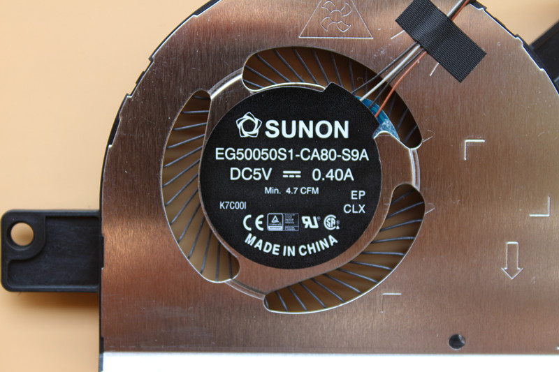 Dell Latitude 5580 0314FC EG50050S1-CA80-S9A DC5V 0.40A 4Wire 4Pin Cooling Fan