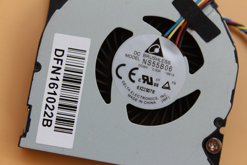 Delta DFN161021B 16E15 NS55B06 DC05V 0.53A 4Wire 4Pin Cooling Fan