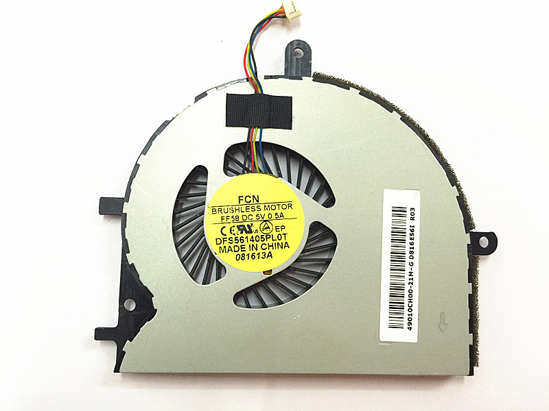 New Tsinghua Tongfang U49L U430 U430 U49F FCN DFS561405PL0T FF58 49010CH00-21M-G CPU Cooling Fan