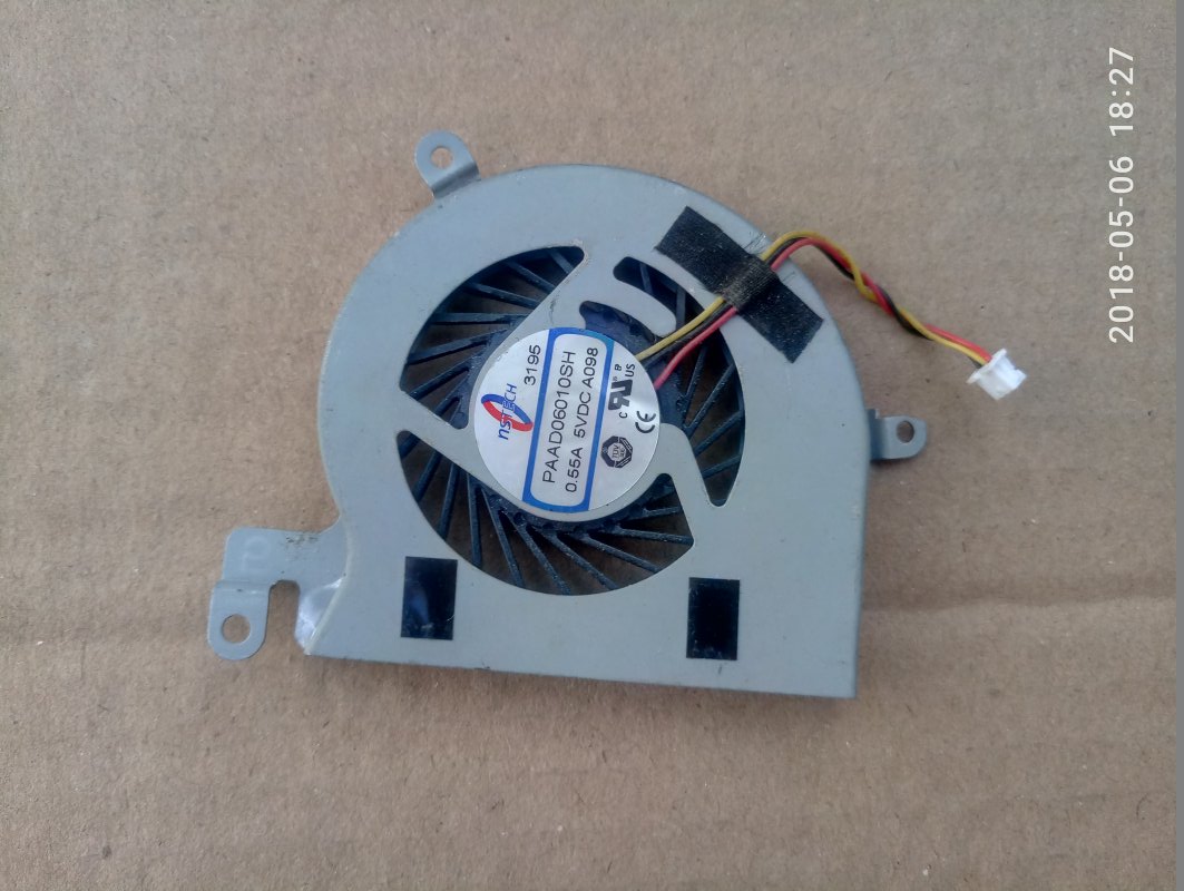 MSI WindPad 110W MS-N0E11 NSTECH PAAD06010SH A098 E33-0601441-MC2 E31-0802830-Y31 CPU Cooling Fan