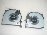 Set of New Dell XPS 15 9560 0VJ2HC 0TK9J1 DC280001QF0 DC280001PF0 DFS501105PQ0T FJ6P FJ6J CPU + GPU Cooling Fan