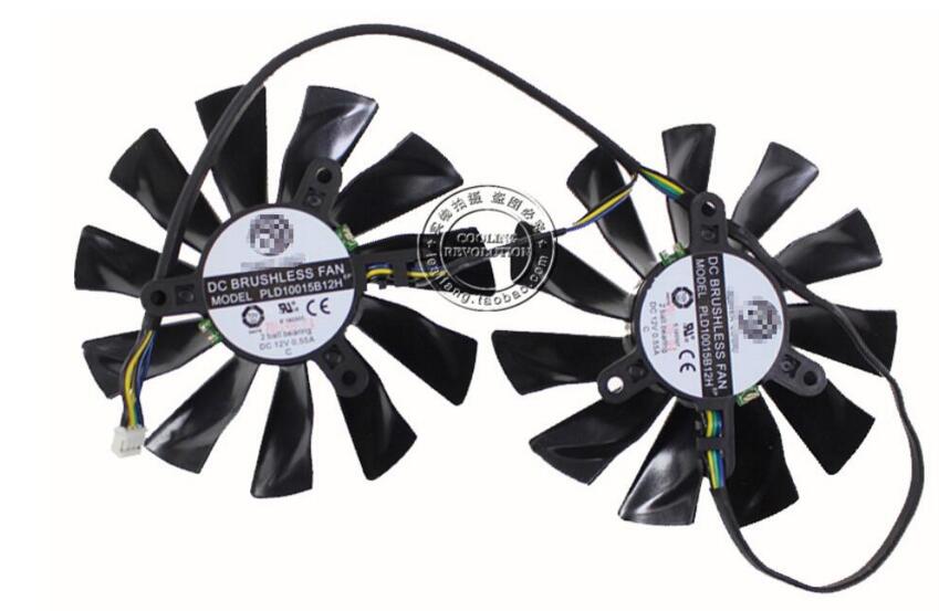 New MSI GTX770 GTX680 GTX 770 680 R7970 Lightning POWER LOGIC PLD10015B12H 4Pin Video GPU Graphics Card Cooling Fan