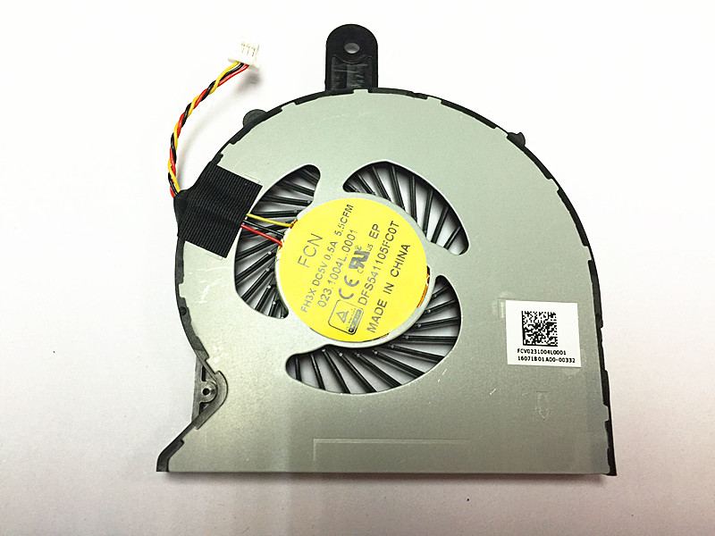 New DELL INSPIRON 14-3458 14-3459 14 3458 3459 FCN FH3X 023.1004L.0001 DFS541105FC0T CPU Cooling Fan