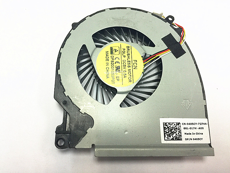 New DELL Inspiron I5 Ins15 Ins15P-1548 7000 7557 7559 04X5CY 4X5CY FCN DFS2001053P0T FGLP GPU Cooling Fan