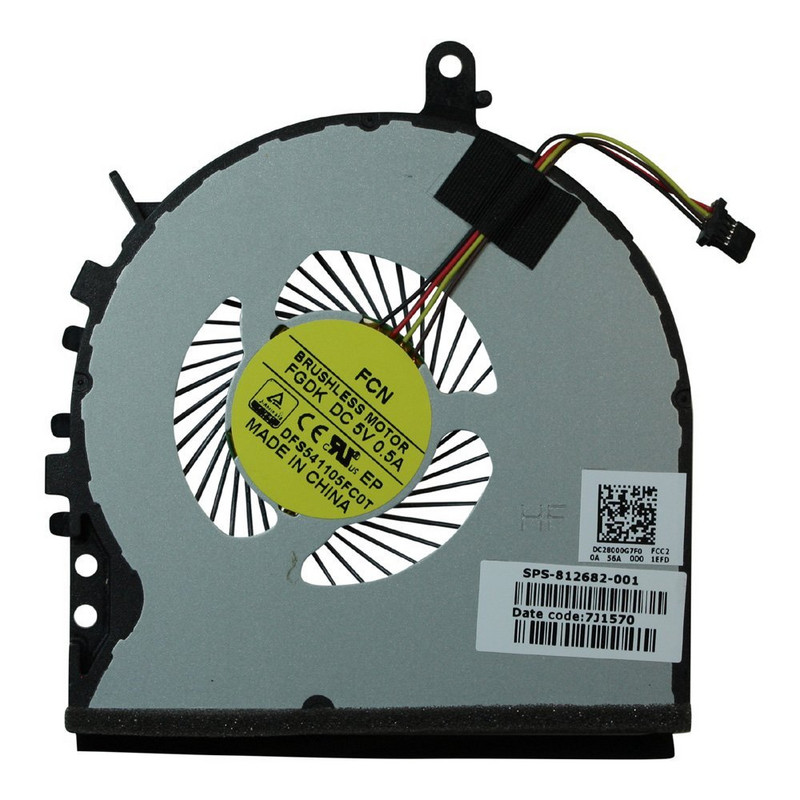 New HP ENVY 17-n M6 M6-P M6-P113DX 812682-001 CN FGDK DFS541105FC0T DC28000G7F0 CPU Cooling Fan