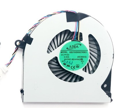 New Toshiba Satellite C75-C C75D C75D-C C75D-C C75D-A7102 H000081470 ADDA AB07005HX07KB01 00CWAR10 CPU Cooling Fan