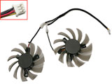 New Gigabyte GV-N560OC GTX670 GTX580 560ti GTX470 460 570 HD5870 T128010SM DC12V 0.20A Graphics Card Cooling Fan