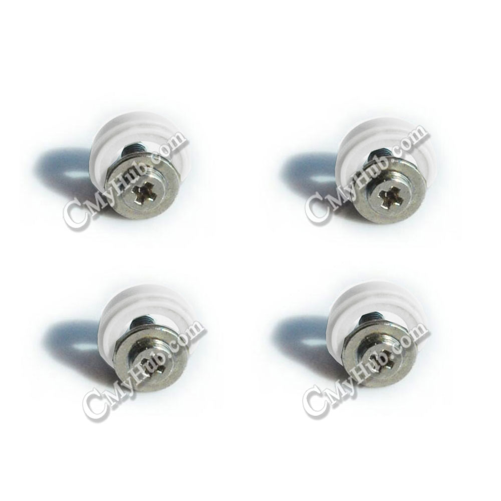 4pcs x Panasonic Toughbook CF-19 Series Notebook Case Cover Corner screws with Plastic Ring